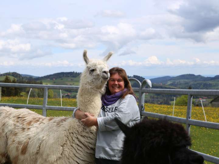Animal adventure farm - llama trekking