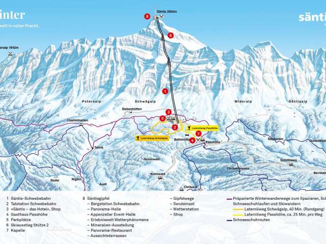 Winterkarte Schwägalp