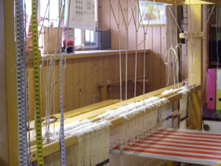 Weaving and embroidery