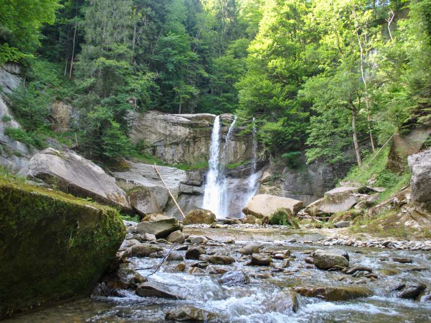 Zum tosenden Höchfall