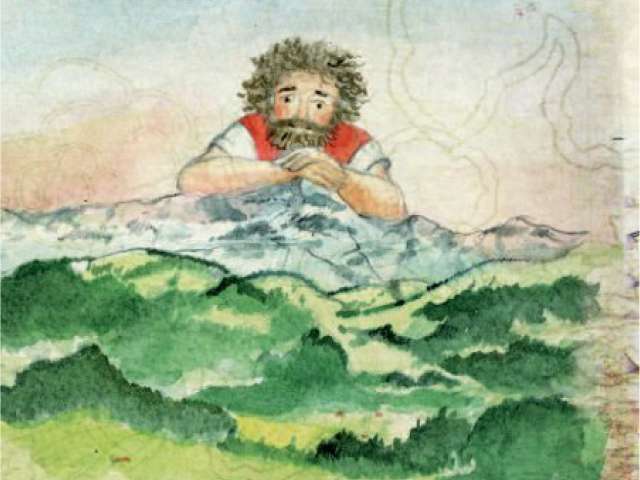 Die Sage vom Riese «Säntis»