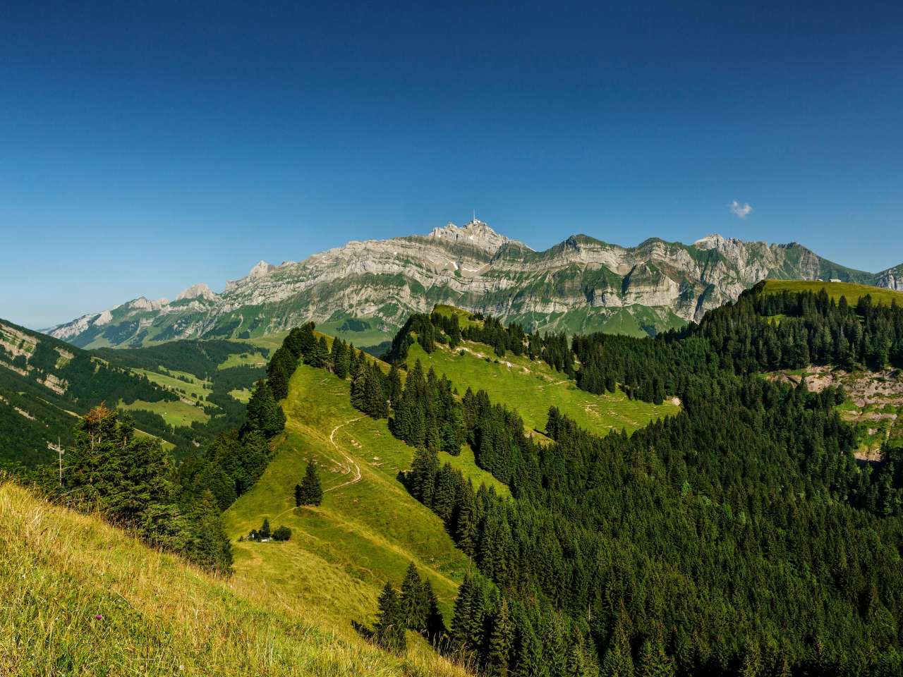 Von der Schwägalp auf den Säntis