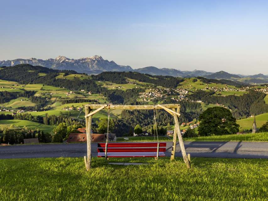 Wanderbänkli mit Panoramablick